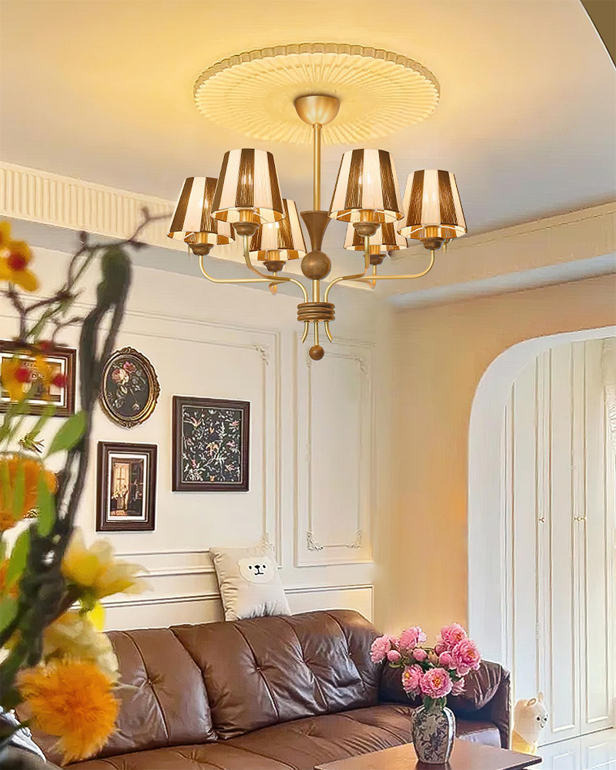 Viraaaine Stripe candelabru