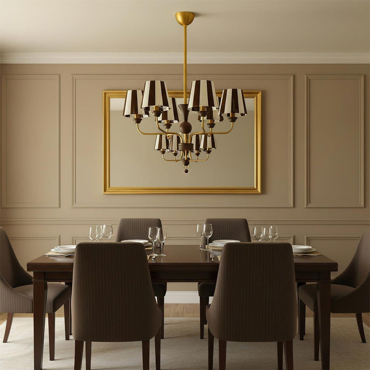 Viraaaine Stripe candelabru