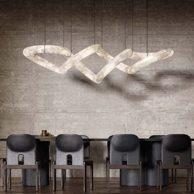 Albuelle candelabru din alabastru