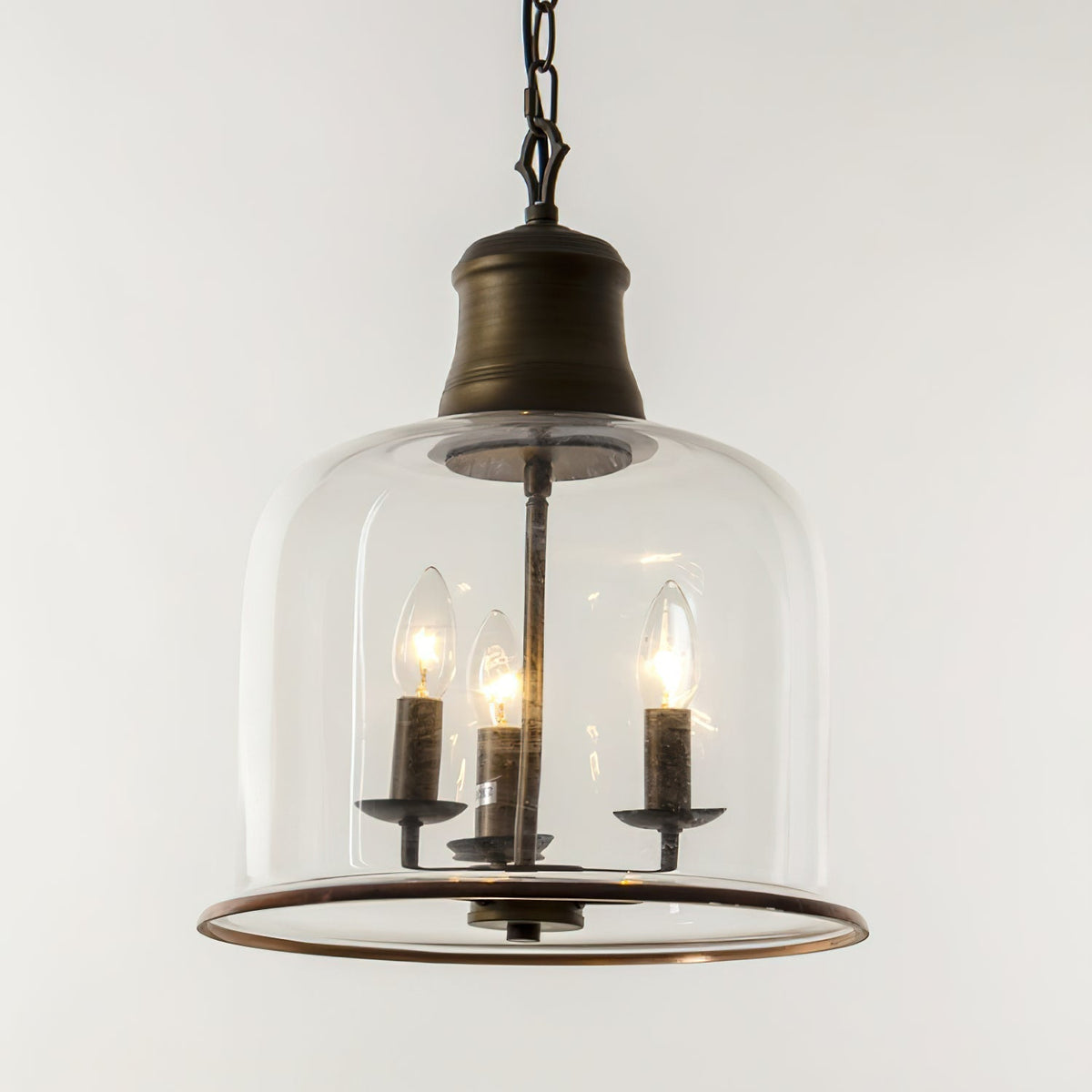 Celaniella lampă suspendată din sticlă, vintage, elegantă