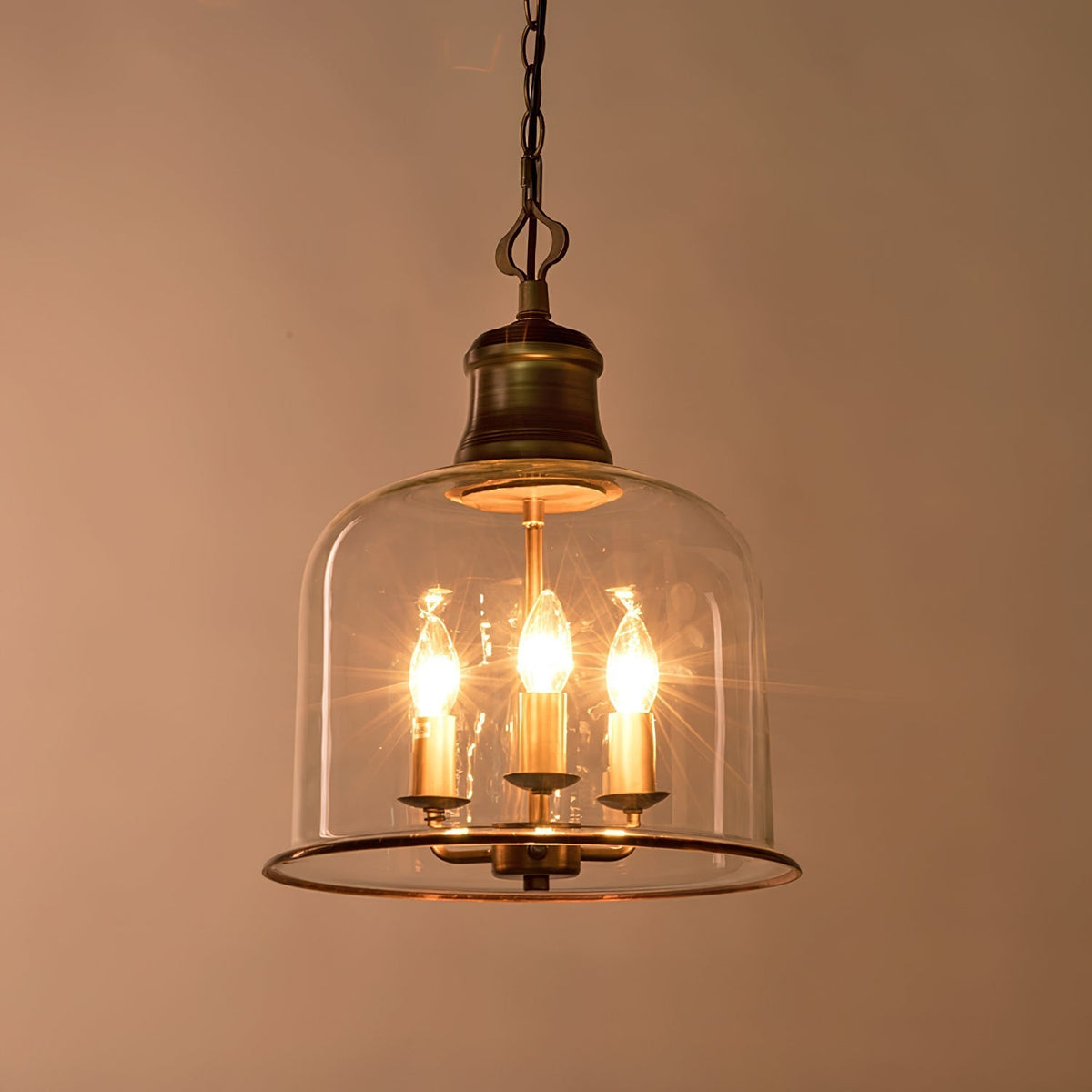 Celaniella lampă suspendată din sticlă, vintage, elegantă
