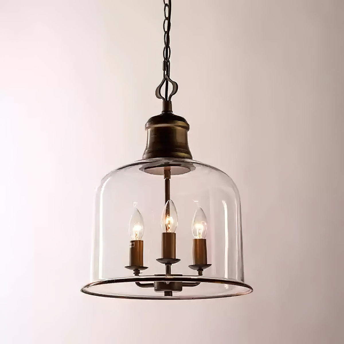 Celaniella lampă suspendată din sticlă, vintage, elegantă