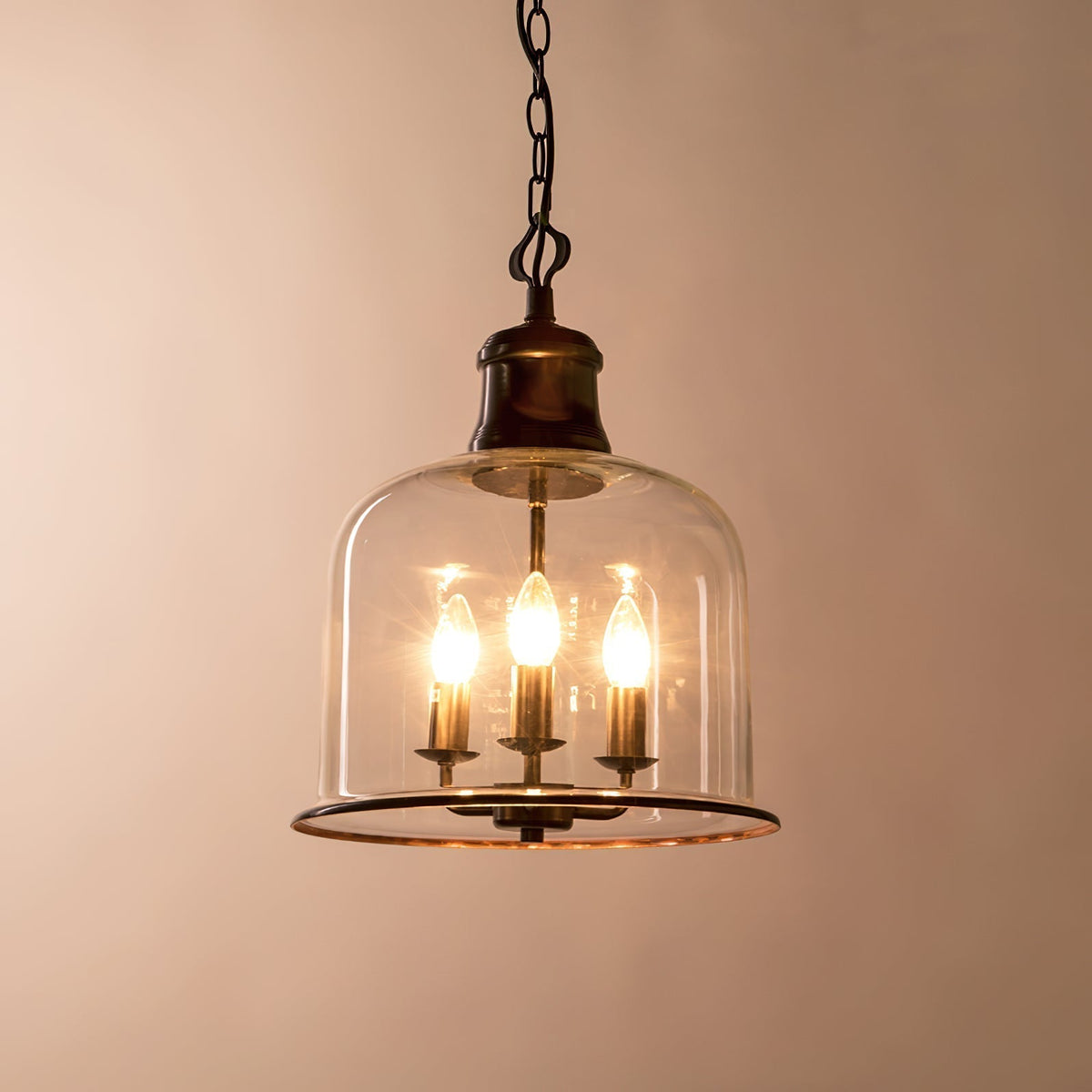 Celaniella lampă suspendată din sticlă, vintage, elegantă