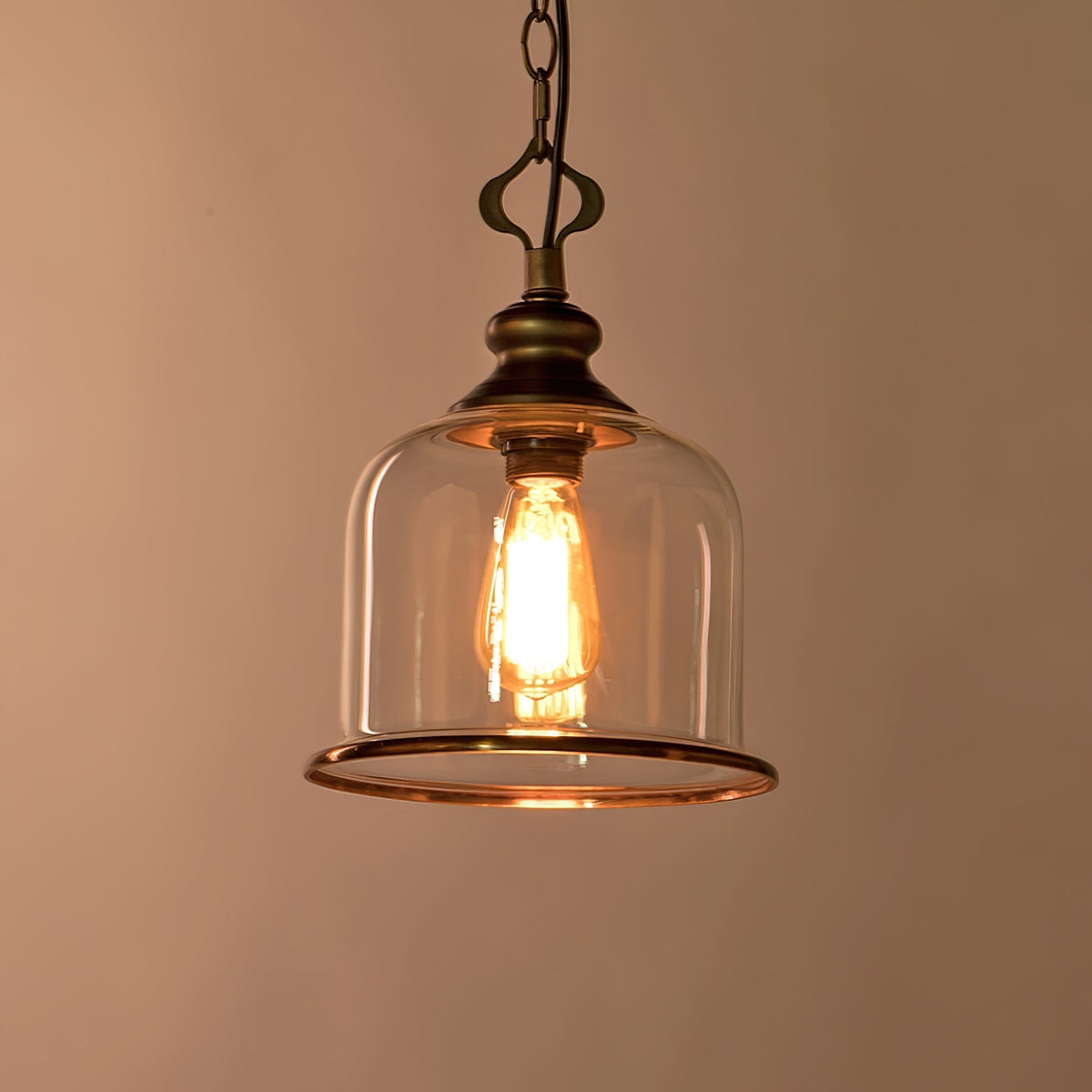 Celaniella lampă suspendată din sticlă, vintage, elegantă
