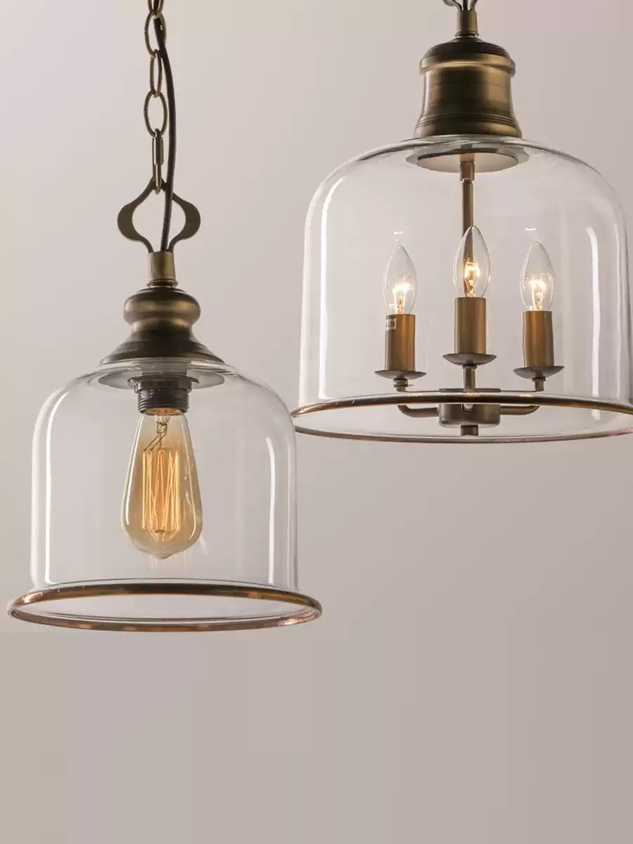 Celaniella lampă suspendată din sticlă, vintage, elegantă