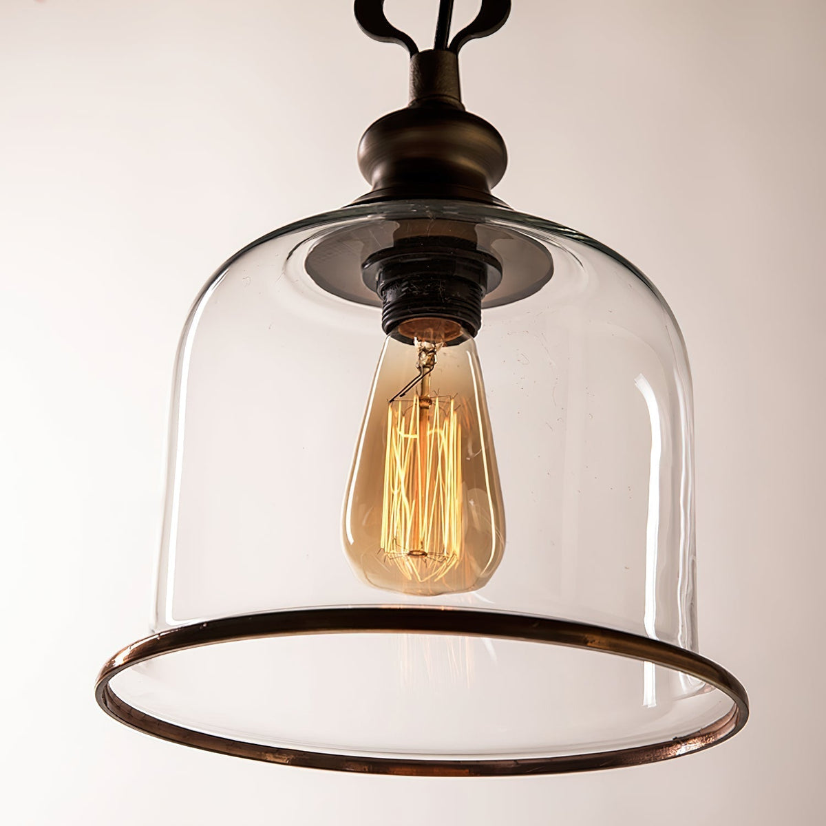 Celaniella lampă suspendată din sticlă, vintage, elegantă