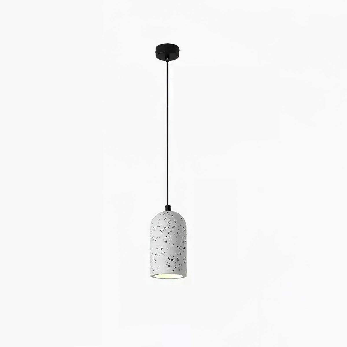 Brol lampă suspendată din terrazzo, industrială