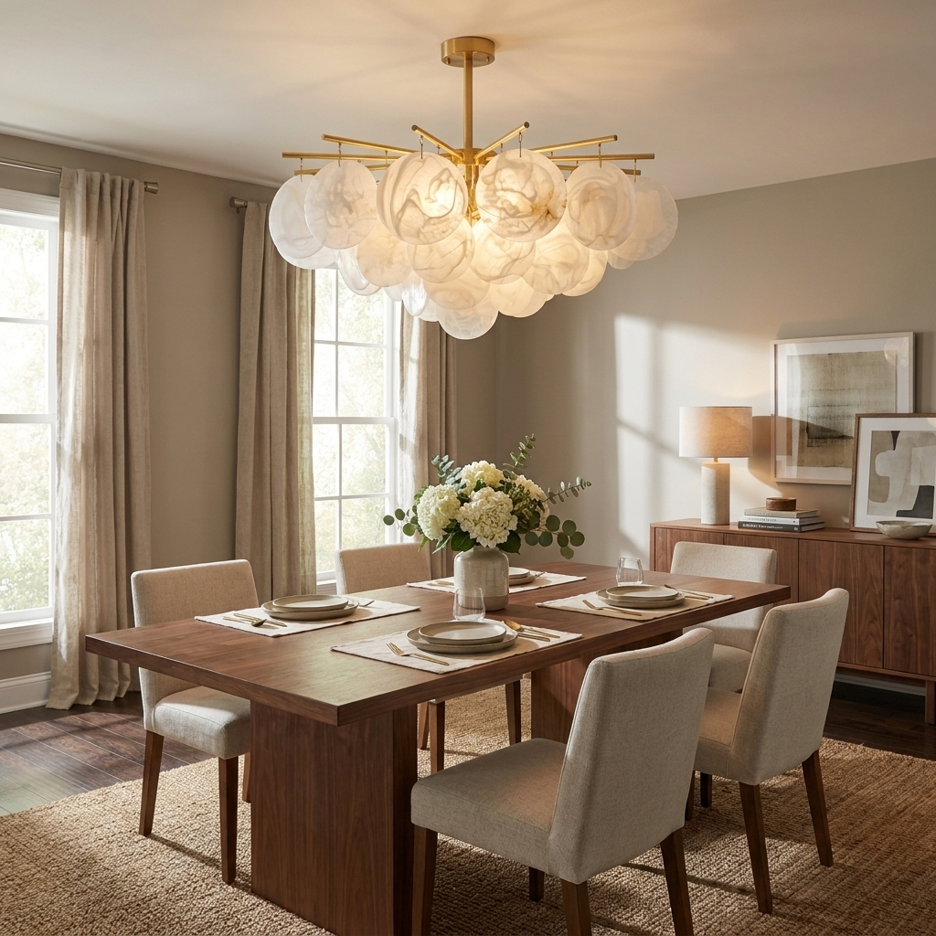 Lintonhurst Candelabru din alabastru