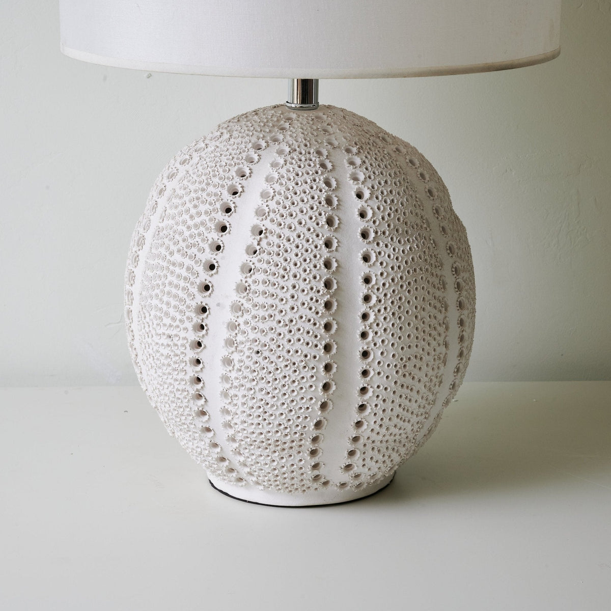 Sux lampă de masă din ceramică și material textil