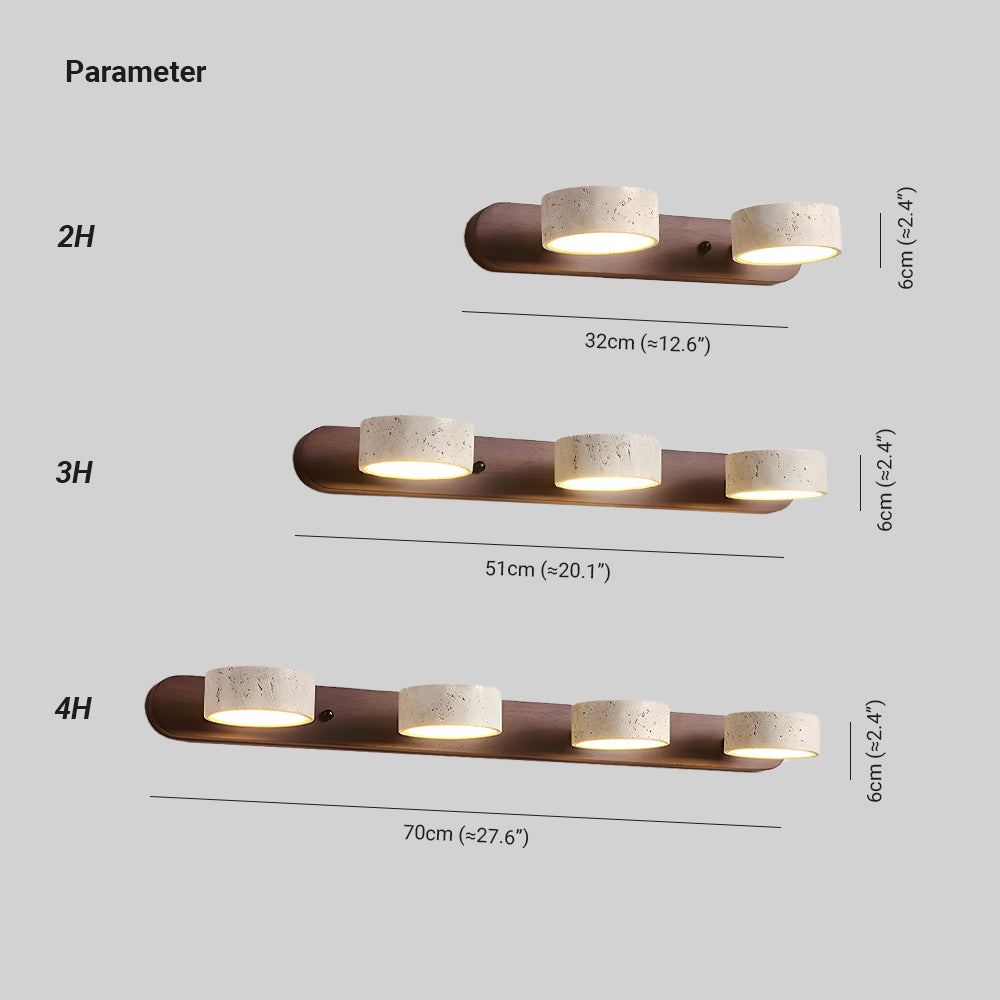 Tuelo aplică de perete din travertin pentru interior