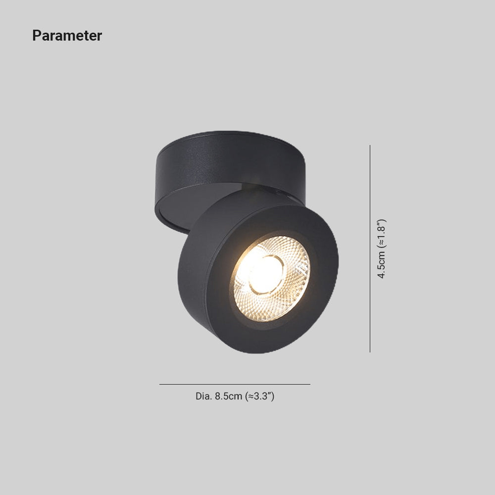 Kex lampă de tavan LED rotativă circulară reglabilă