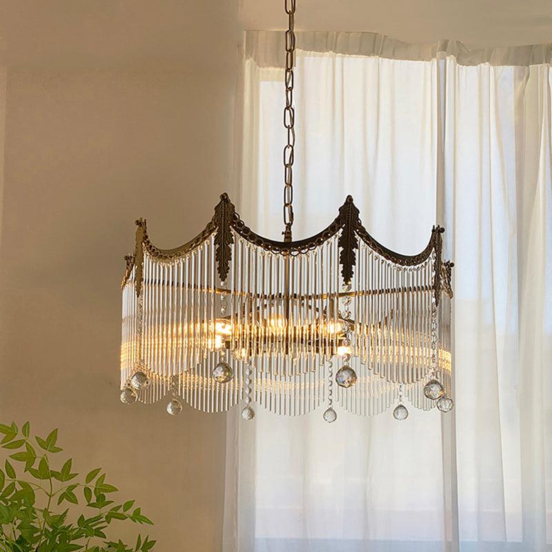 Elias candelabru Luxos din sticlă Farmhouse