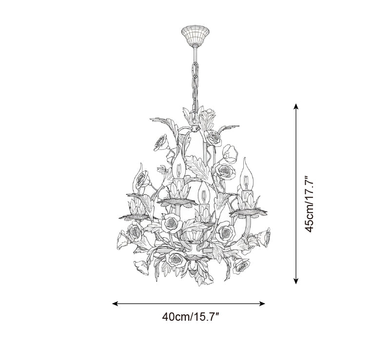 Rosamelle candelabru