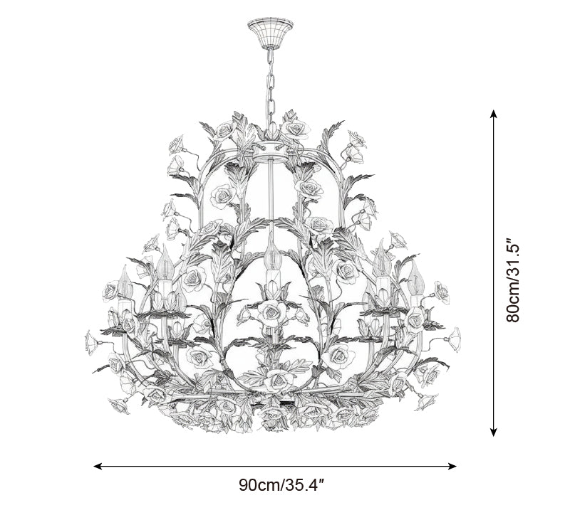 Rosamelle candelabru