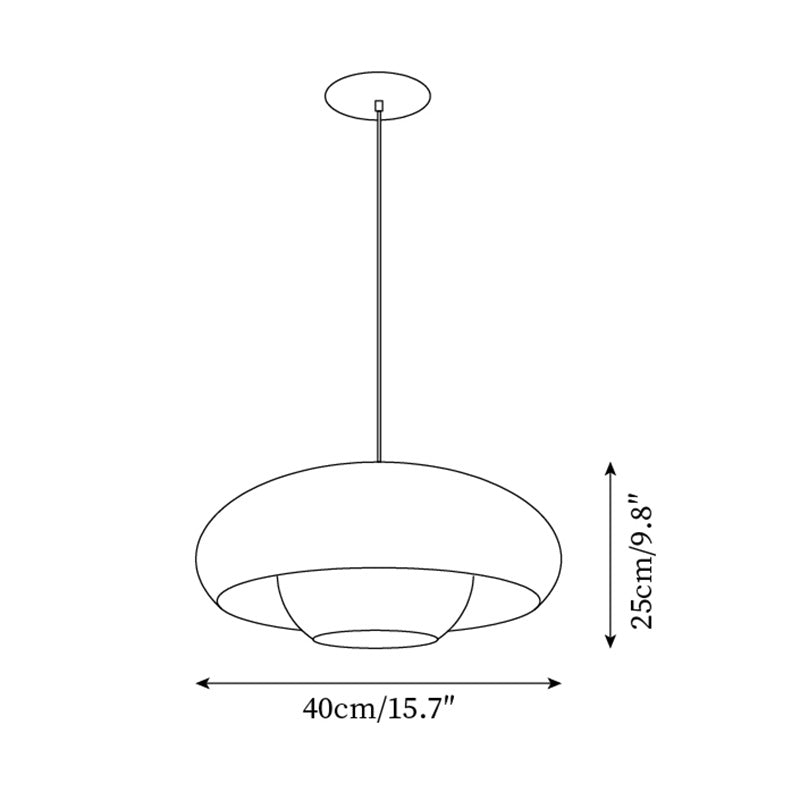Duvio lampă suspendată neagră