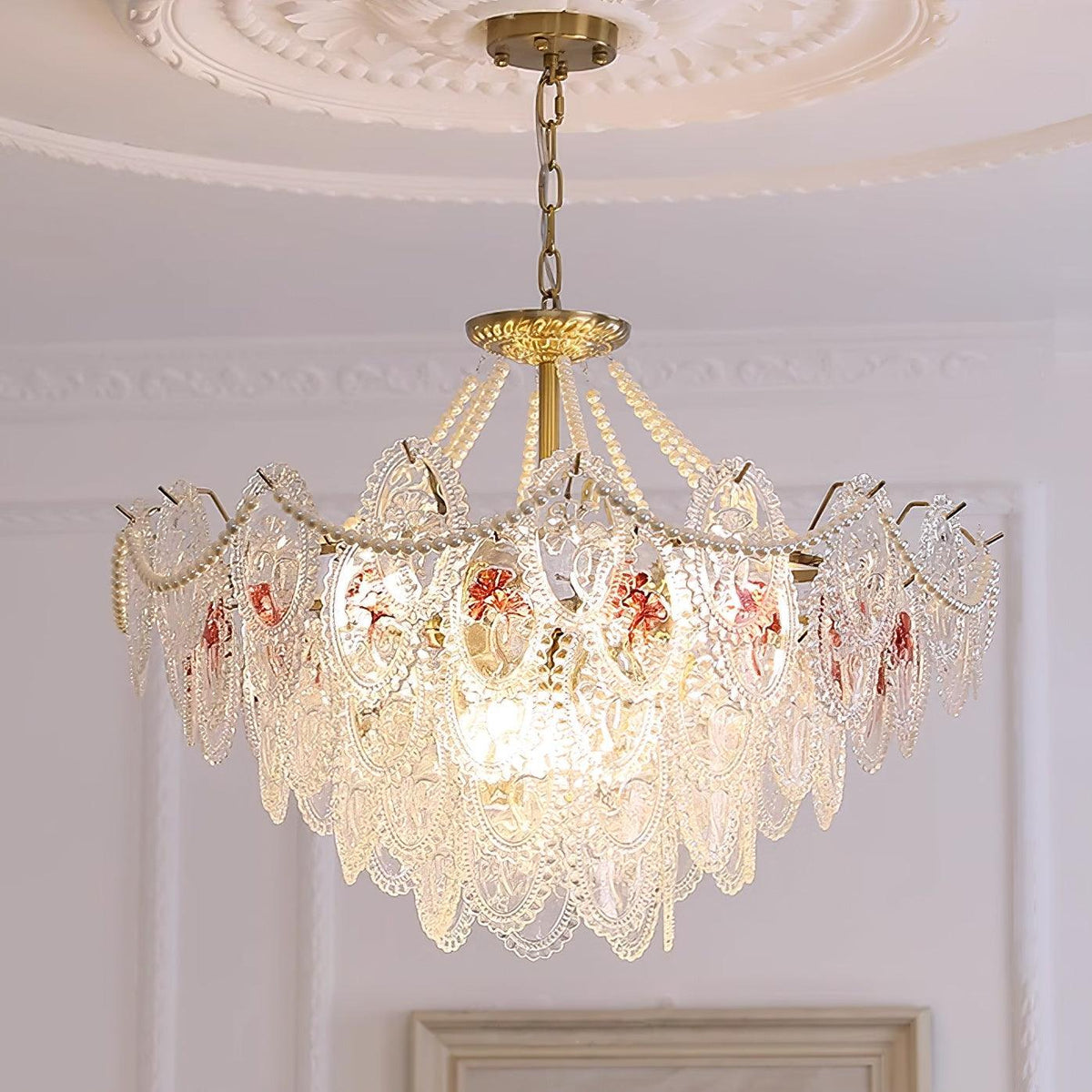 Havin candelabru Perle lucioase