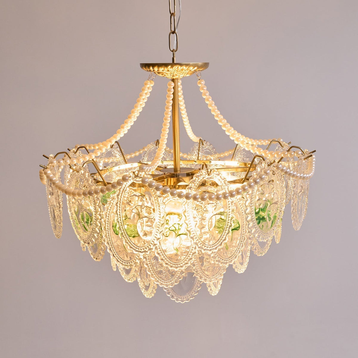 Havin candelabru Perle lucioase