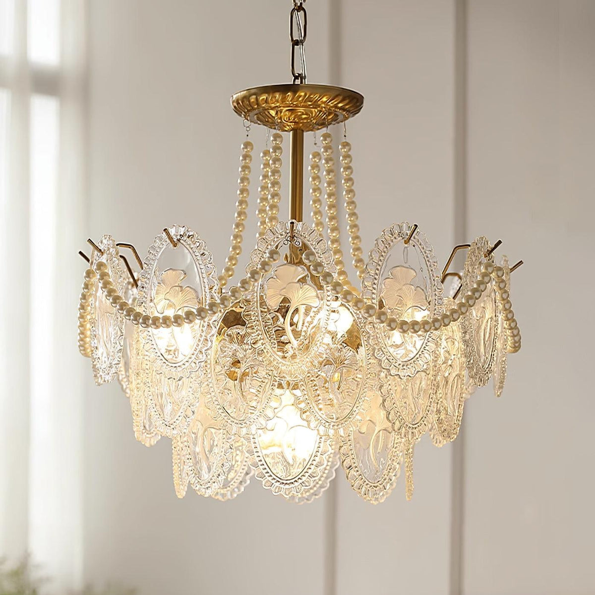 Havin candelabru Perle lucioase