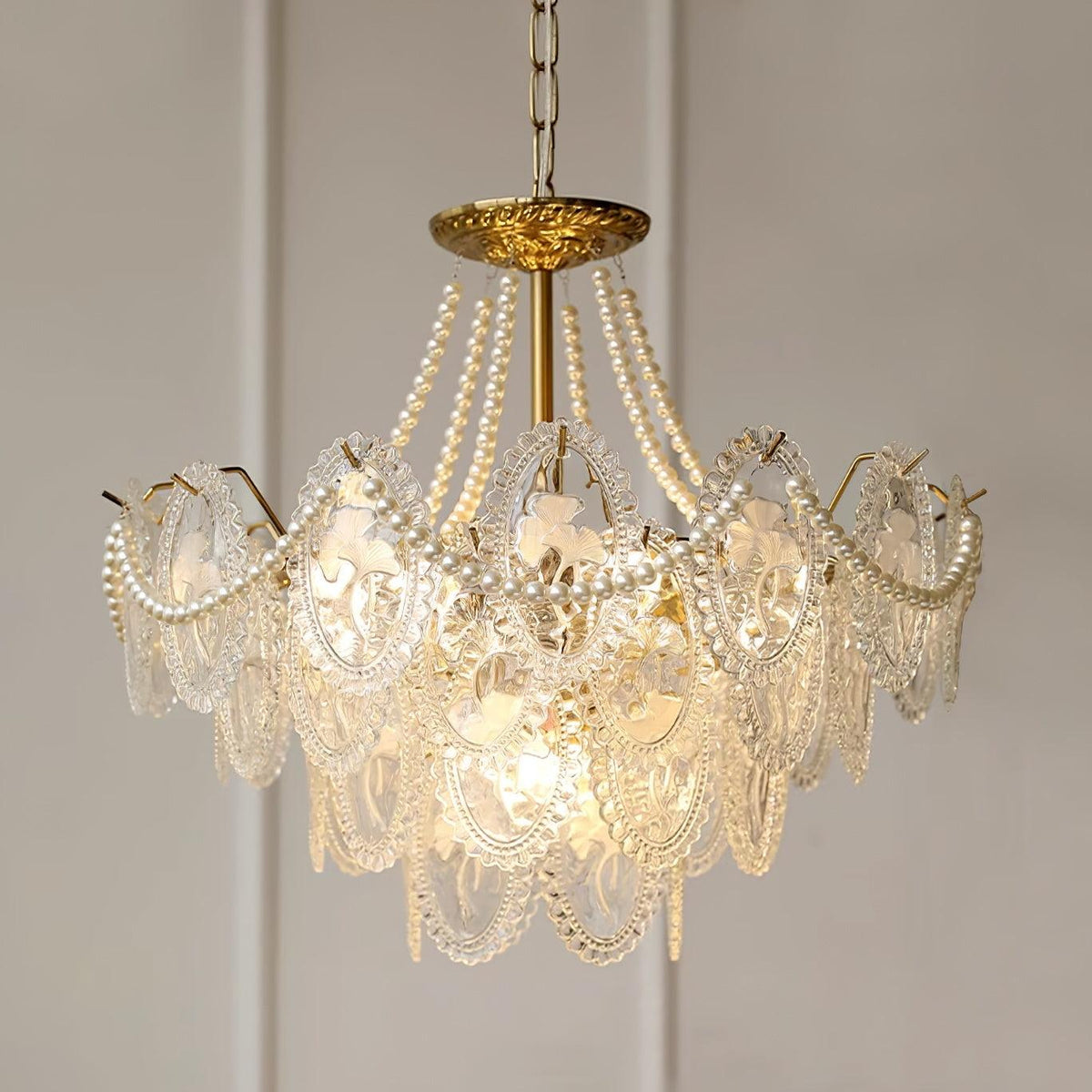 Havin candelabru Perle lucioase