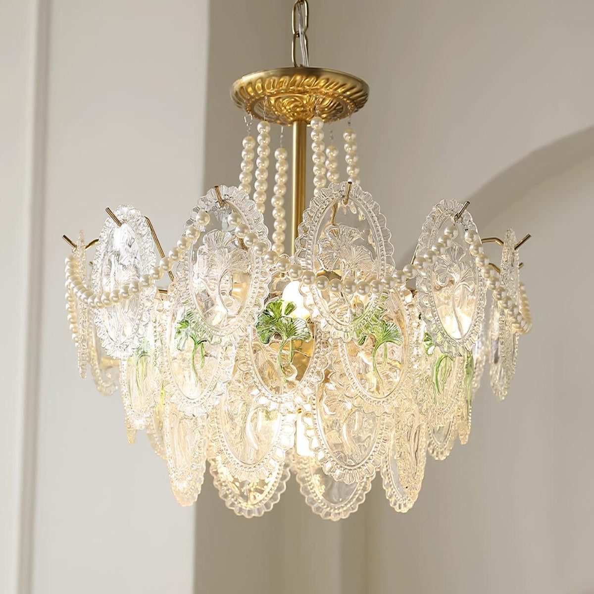 Havin candelabru Perle lucioase