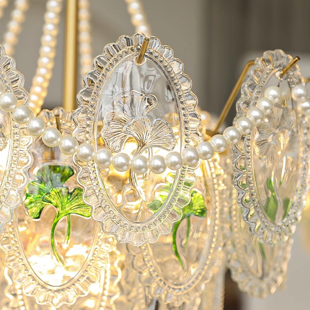 Havin candelabru Perle lucioase