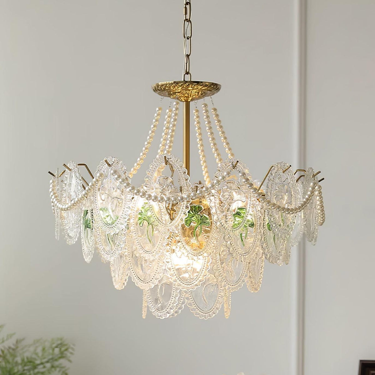 Havin candelabru Perle lucioase