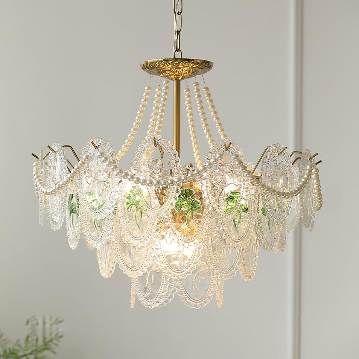 Havin candelabru Perle lucioase