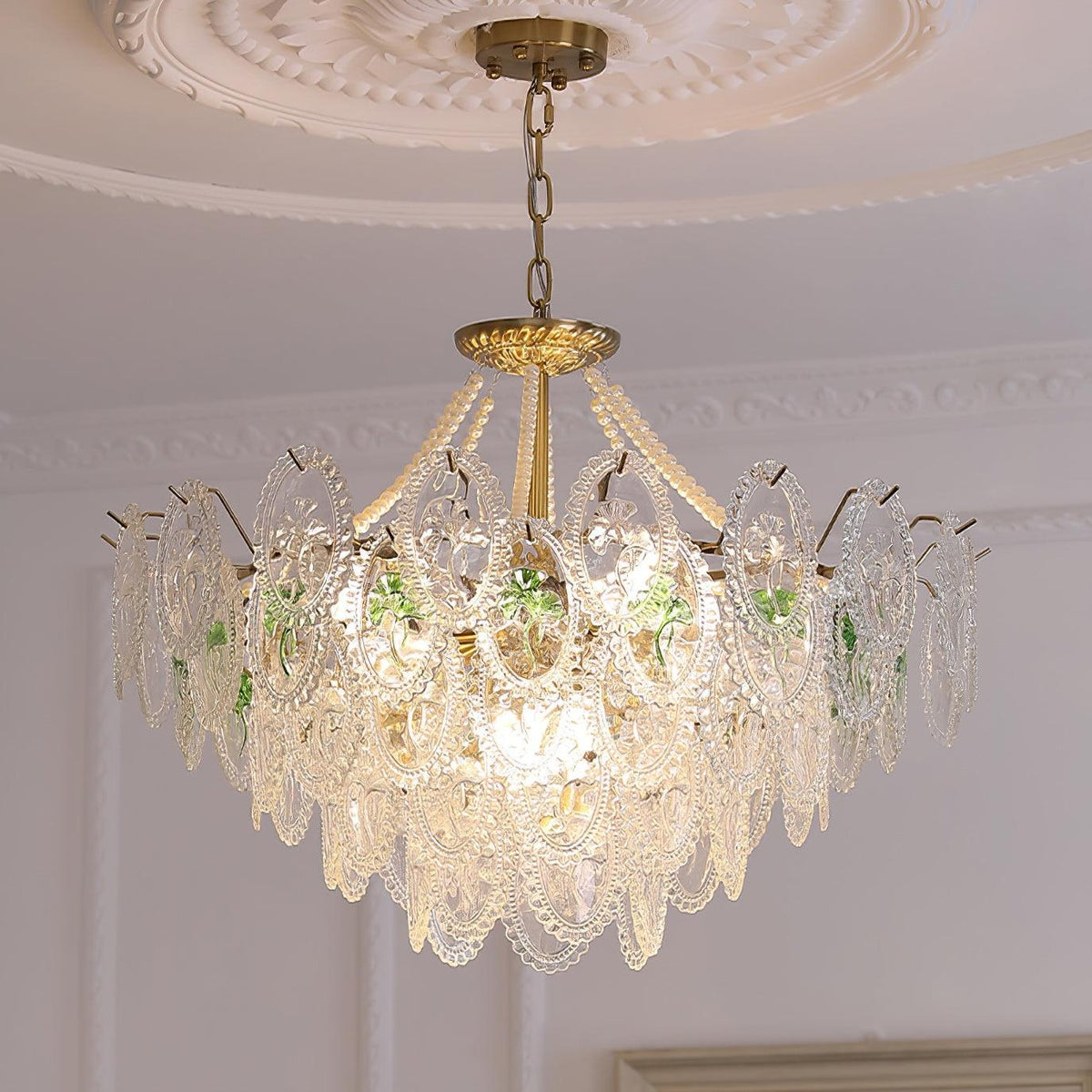 Havin candelabru Perle lucioase