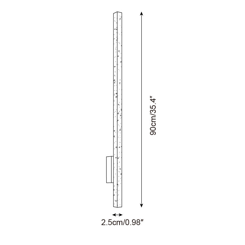 Corvella aplică de perete Slim Linear travertin minimalist
