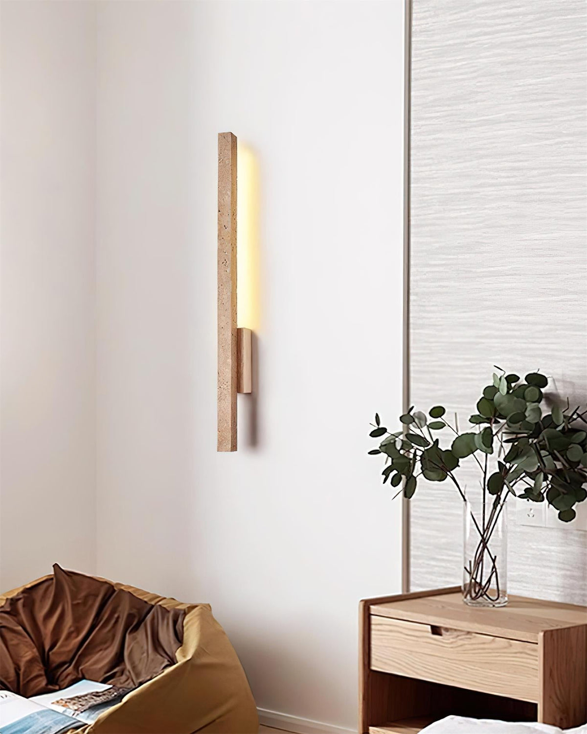 Corvella aplică de perete Slim Linear travertin minimalist