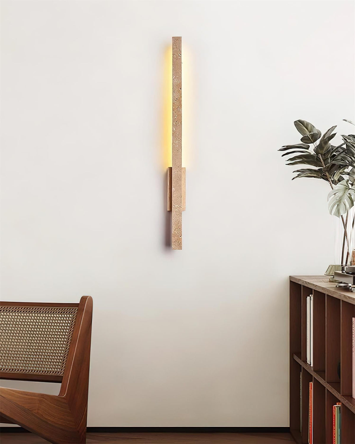 Corvella aplică de perete Slim Linear travertin minimalist