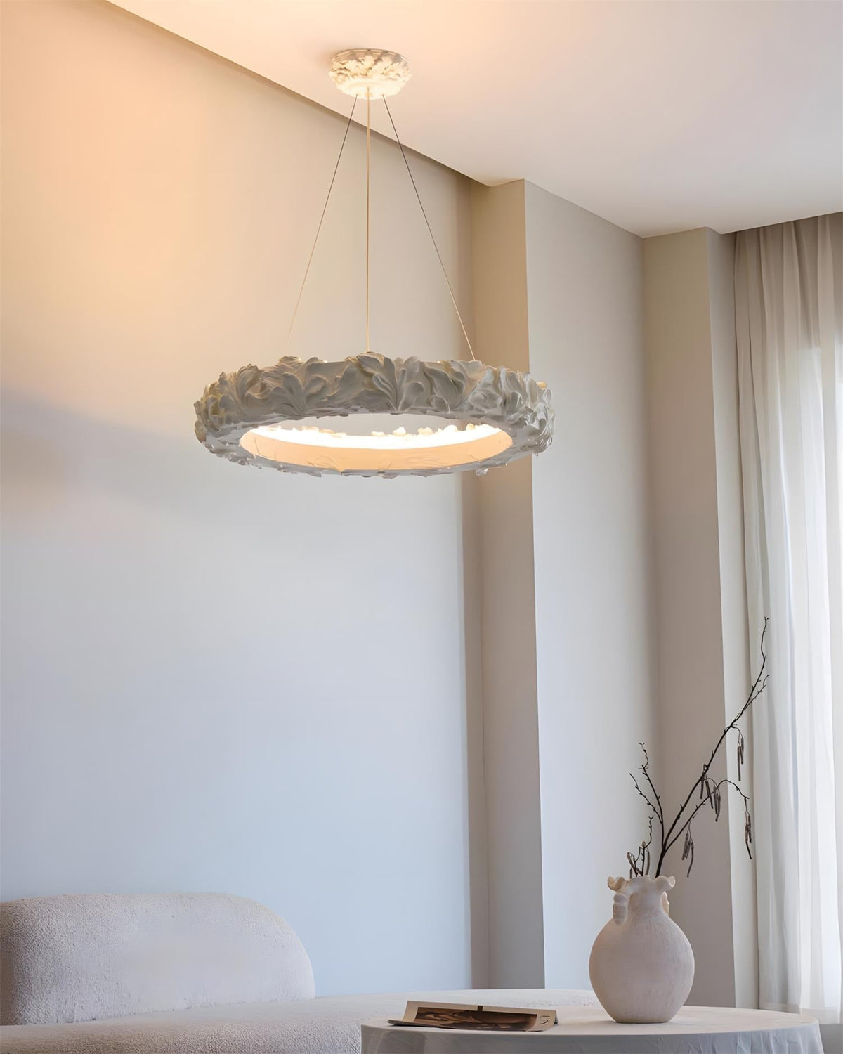 Oreloaria candelabru, în formă de inel