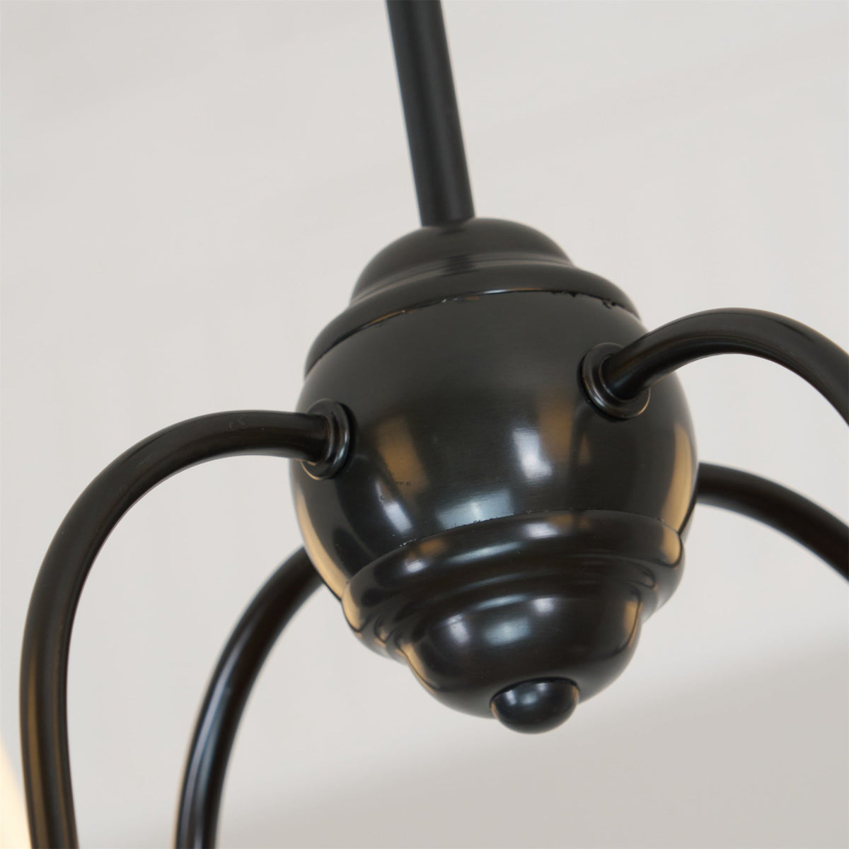 Talia candelabru din alamă și material textil, de lux