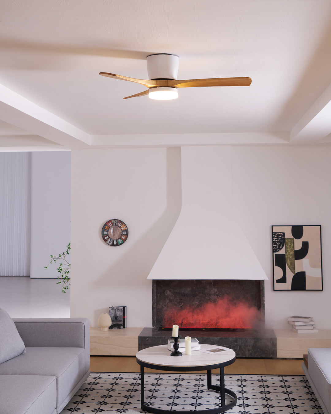 Miroise ventilator de tavan cu lumină