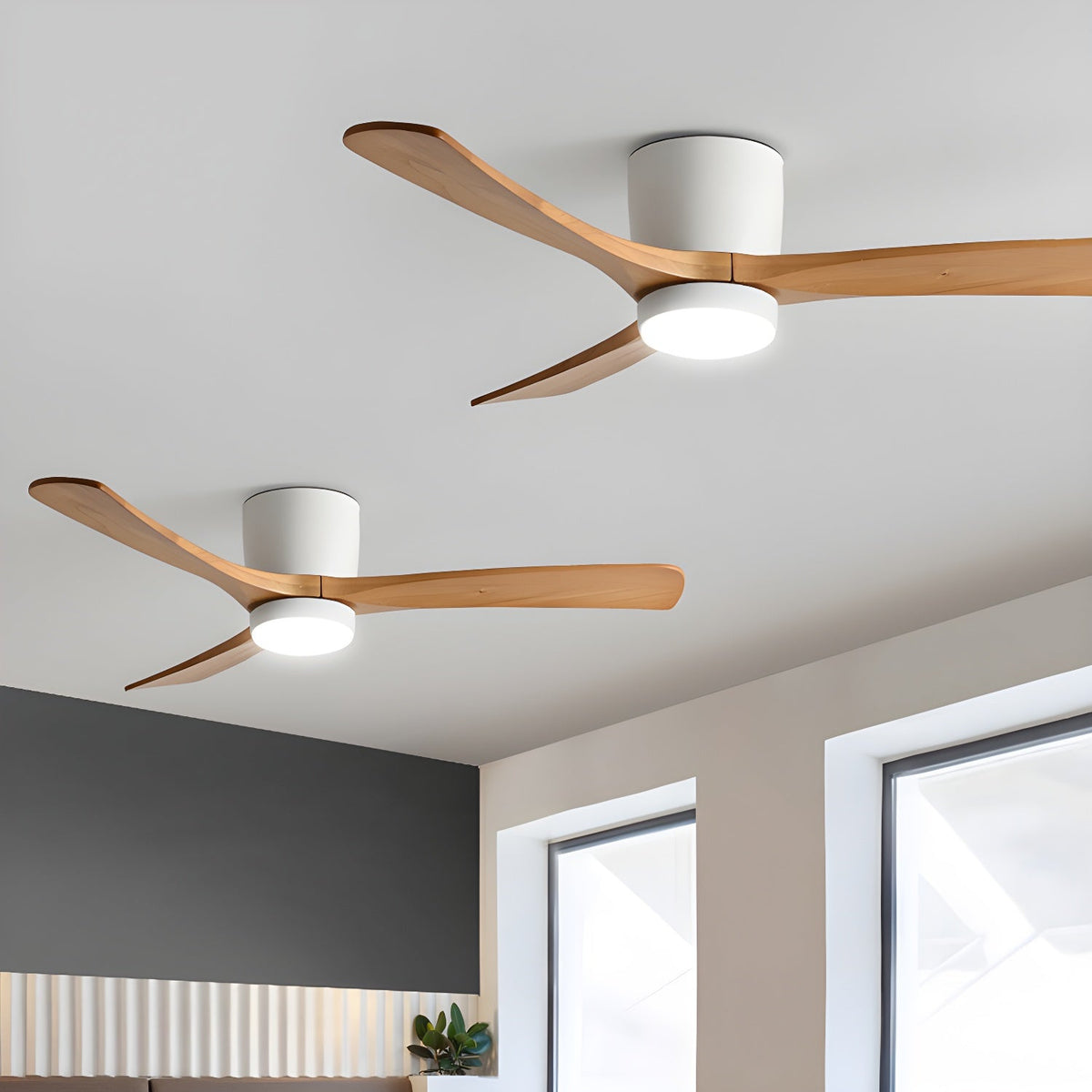 Miroise ventilator de tavan cu lumină