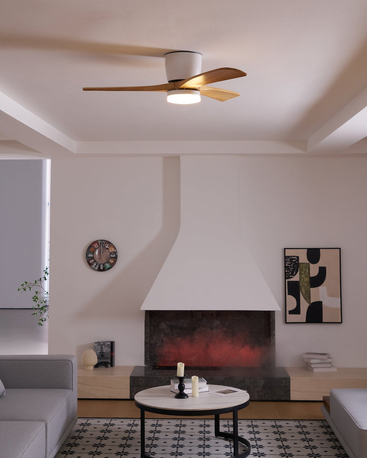 Miroise ventilator de tavan cu lumină