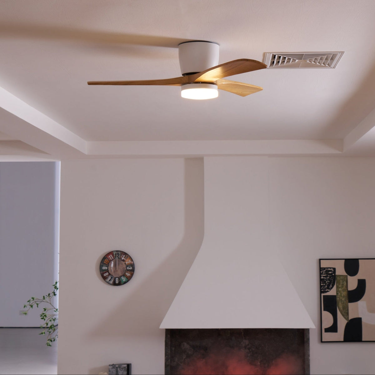 Miroise ventilator de tavan cu lumină