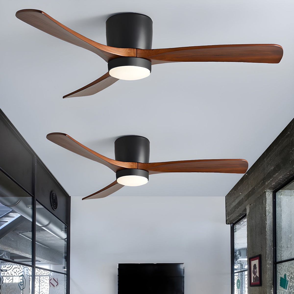 Miroise ventilator de tavan cu lumină