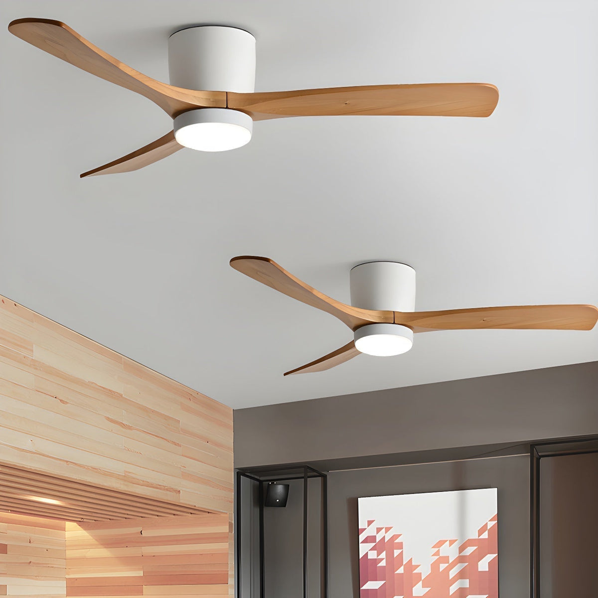 Miroise ventilator de tavan cu lumină