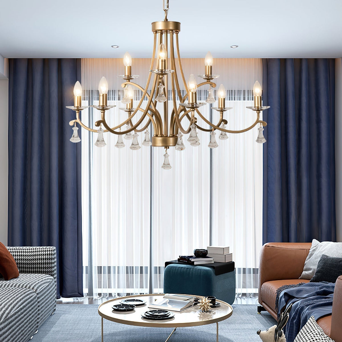 Selorine candelabru din cristal