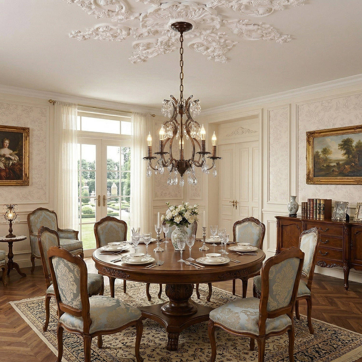 Delmoria candelabru  Vesper din cristal