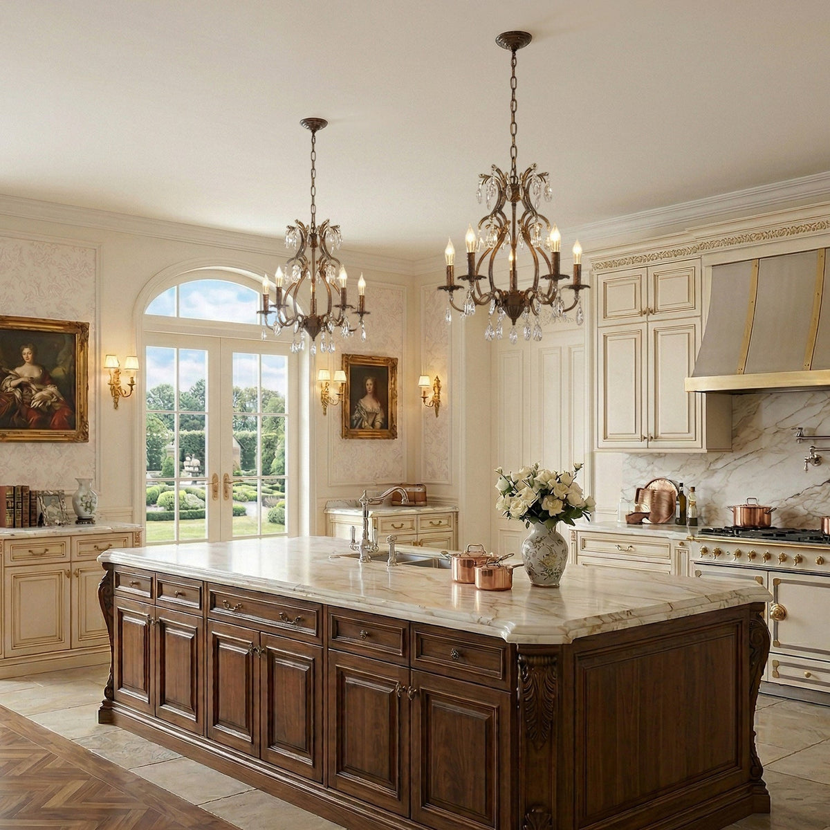 Delmoria candelabru  Vesper din cristal