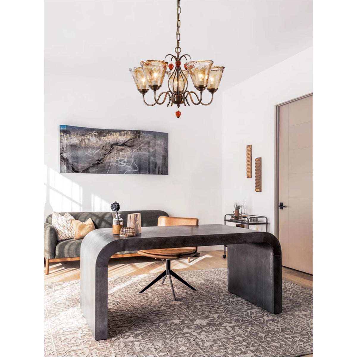 Elyerena candelabru din cristal