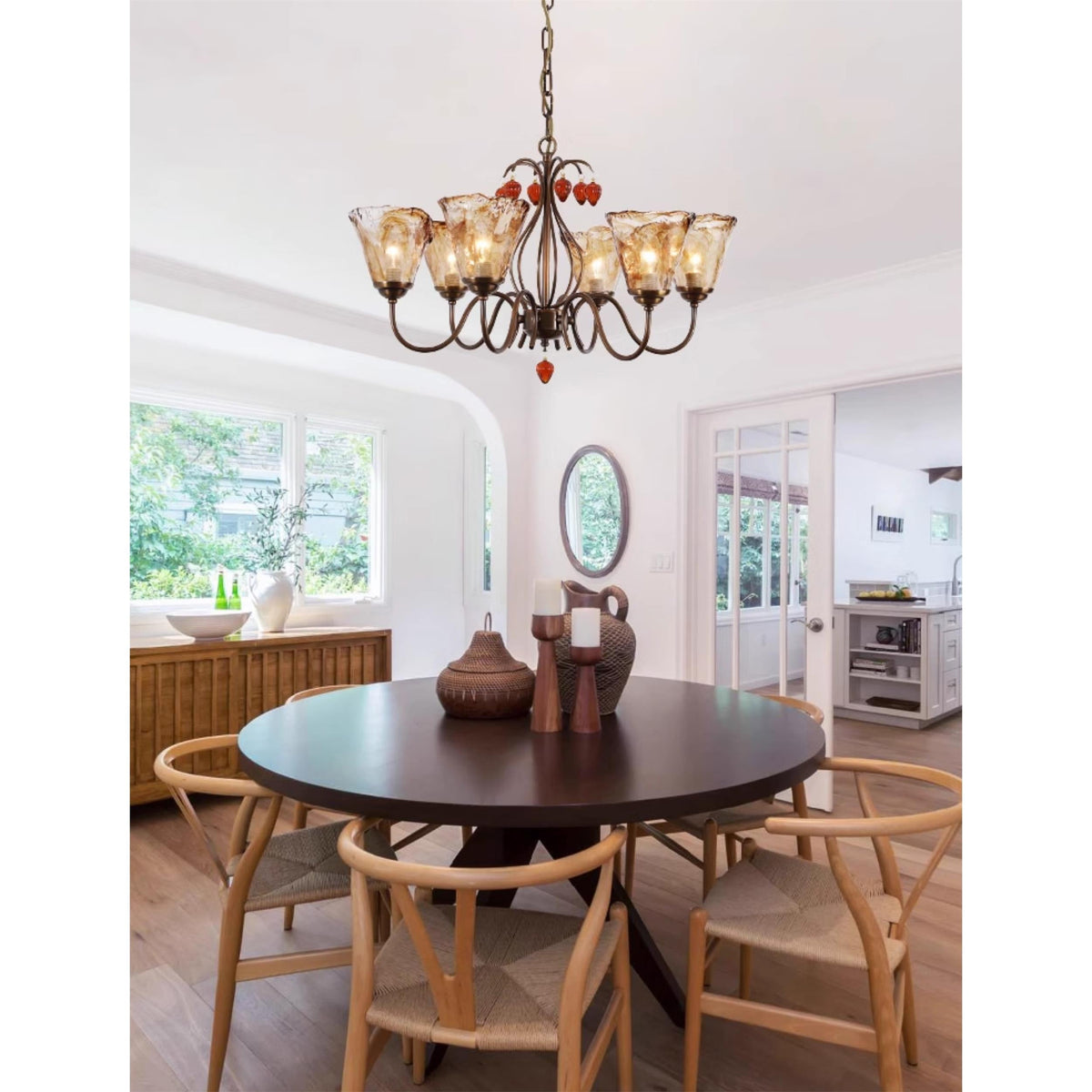 Elyerena candelabru din cristal