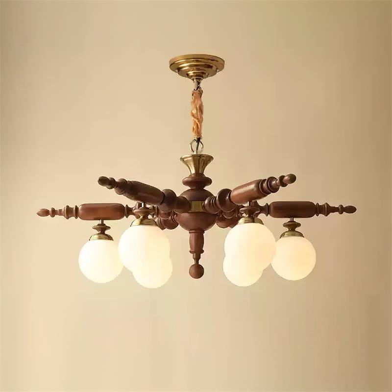 Juvian candelabru din lemn