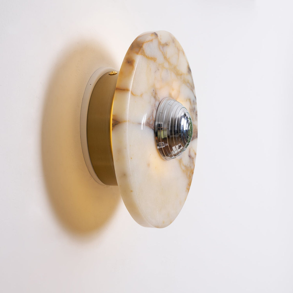 Aplică de perete din marmură disc LED luminiere modernă multiple culori