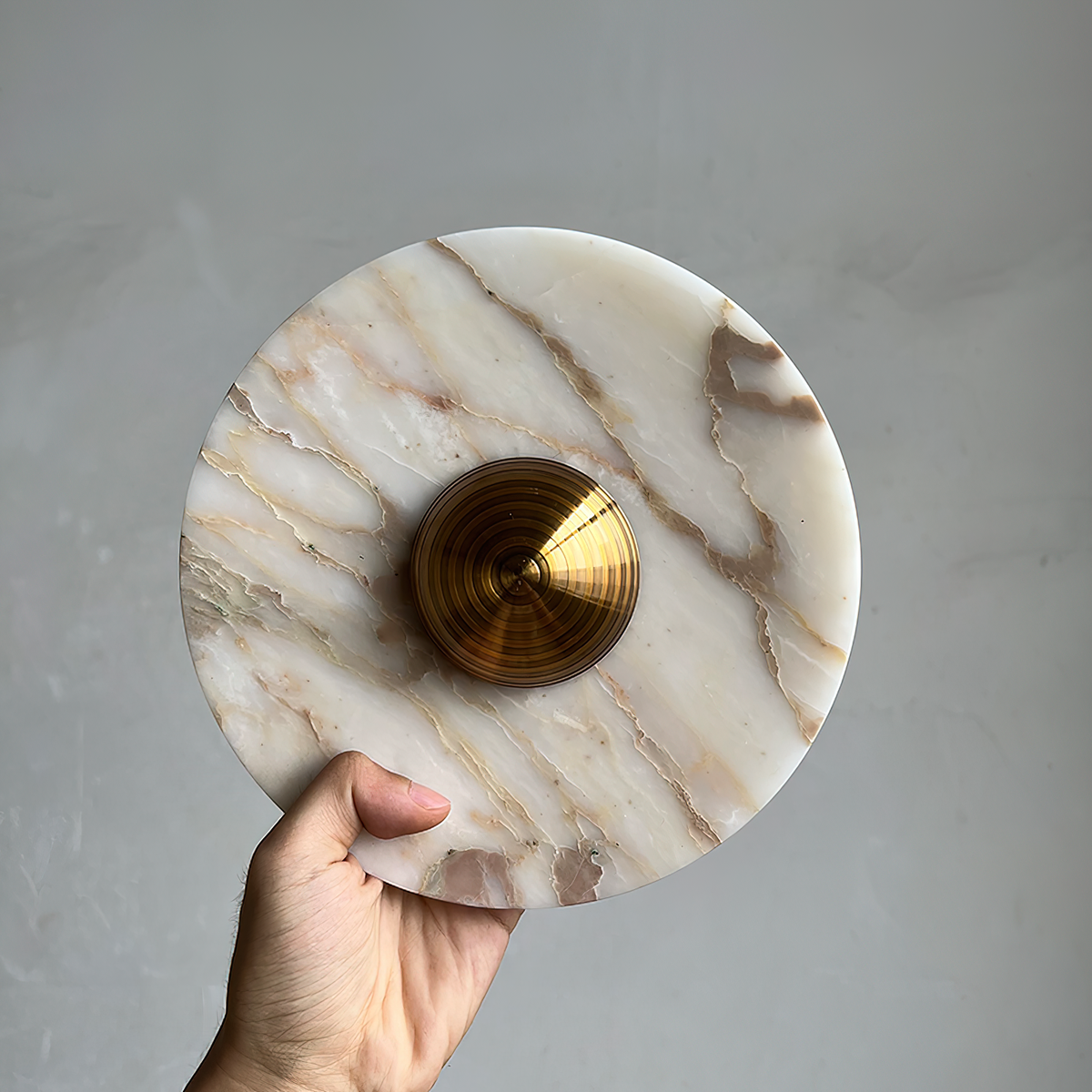 Aplică de perete din marmură disc LED luminiere modernă multiple culori