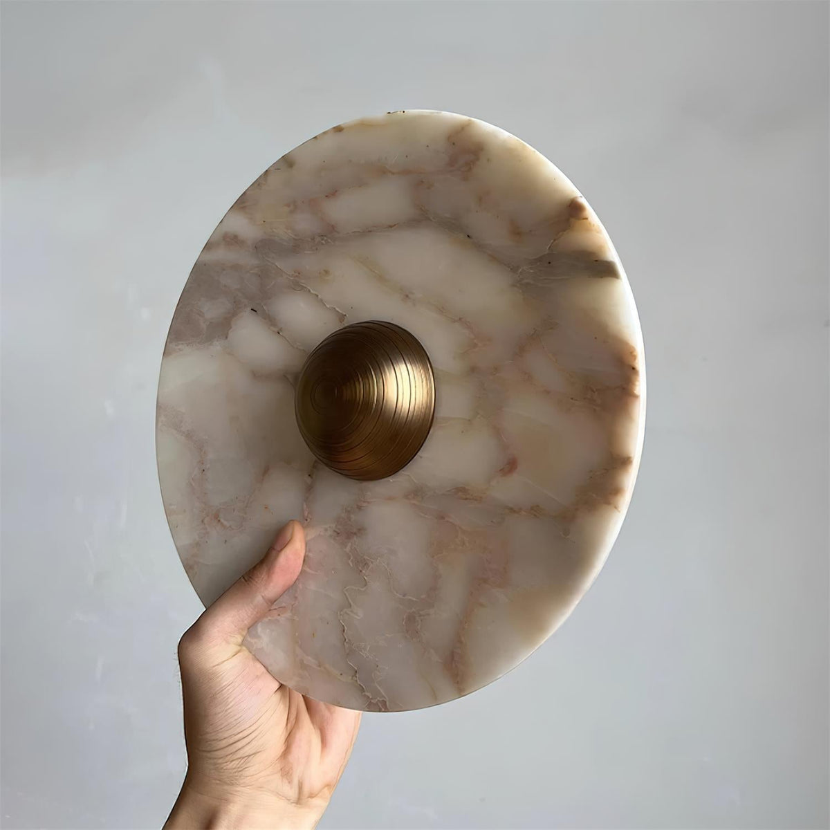Aplică de perete din marmură disc LED luminiere modernă multiple culori