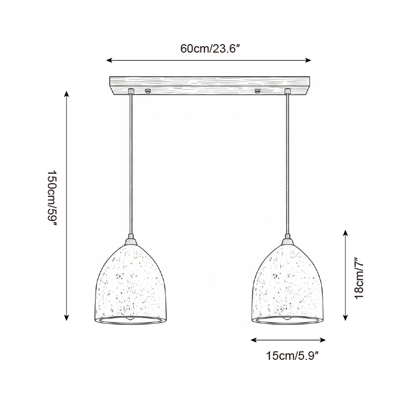 Clay lampă suspendată