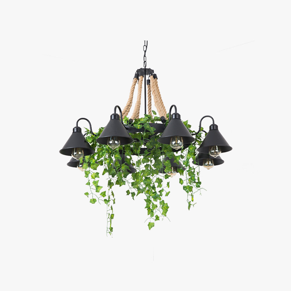 Arisha candelabru  Retro LED negru metal pentru restaurant/bar/cameră de zi